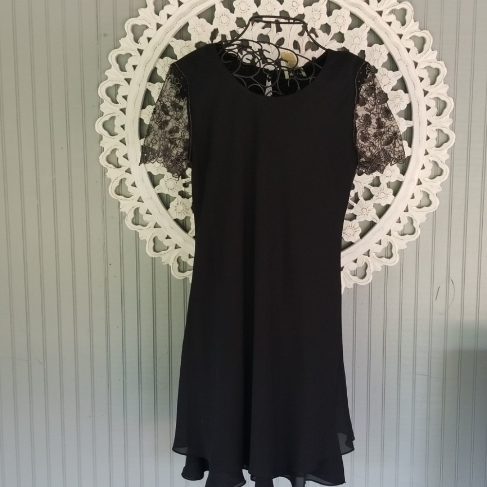 Black evening dress